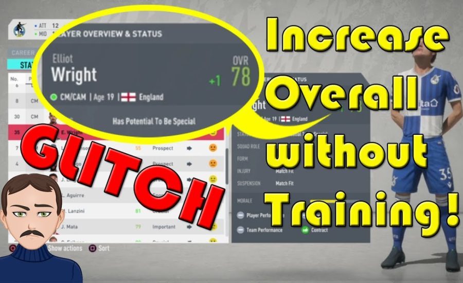 Increase Player Overall and Value WITHOUT Training! Glitch! FIFA 20 Career Mode