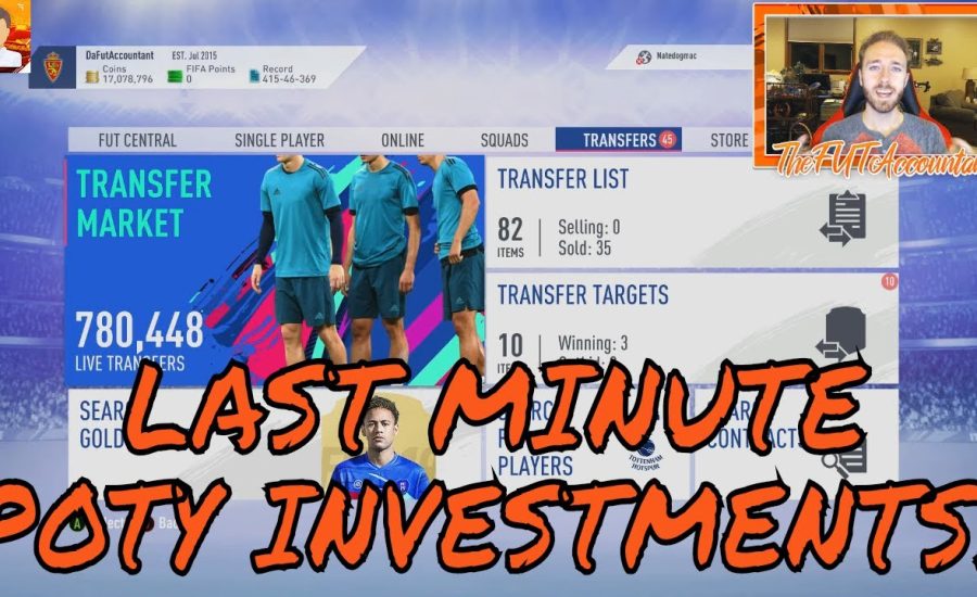 LAST MINUTE POTY INVESTMENT OUTLOOK! FIFA 19 Ultimate Team