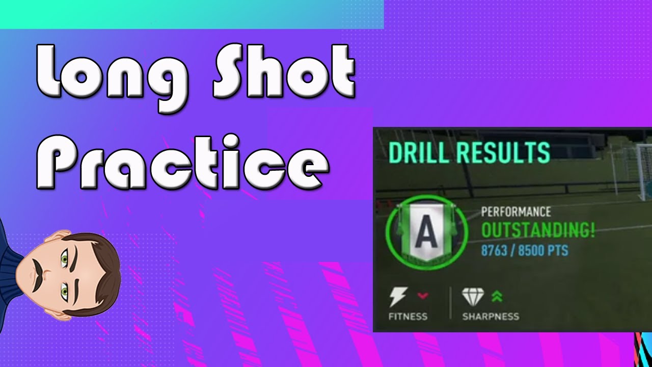 LONG SHOT PRACTICE - FIFA 21 How to Get "A" Rating in Training
