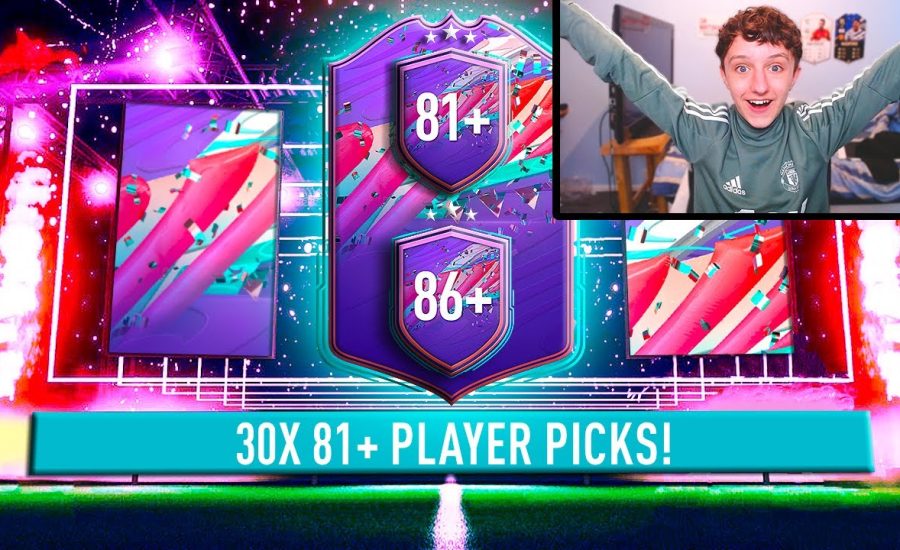 MENTAL FUT BIRTHDAY PACKED! 30x 81+ PLAYER PICKS & 86+ DOUBLE UPGRADE! | FIFA 21