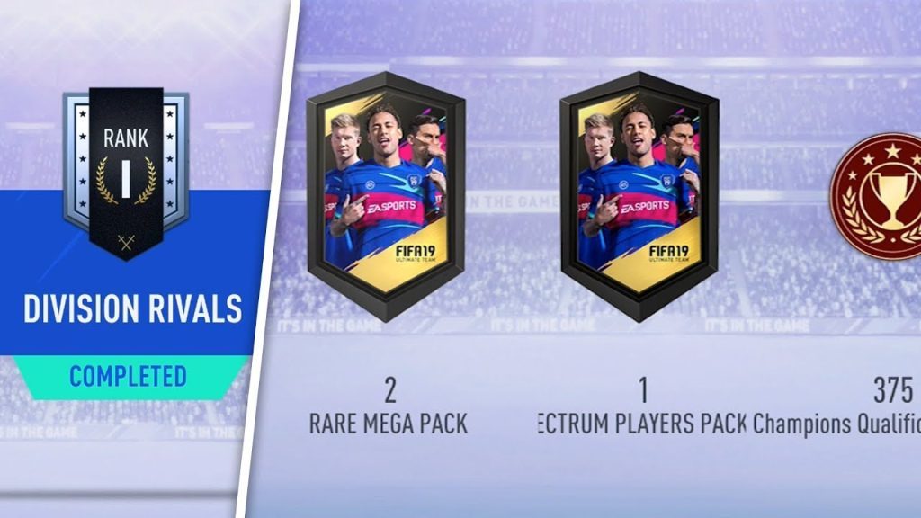 MY RANK 1 DIVISION RIVALS REWARDS! WALKOUT IN A PACK! #FIFA19 ULTIMATE TEAM