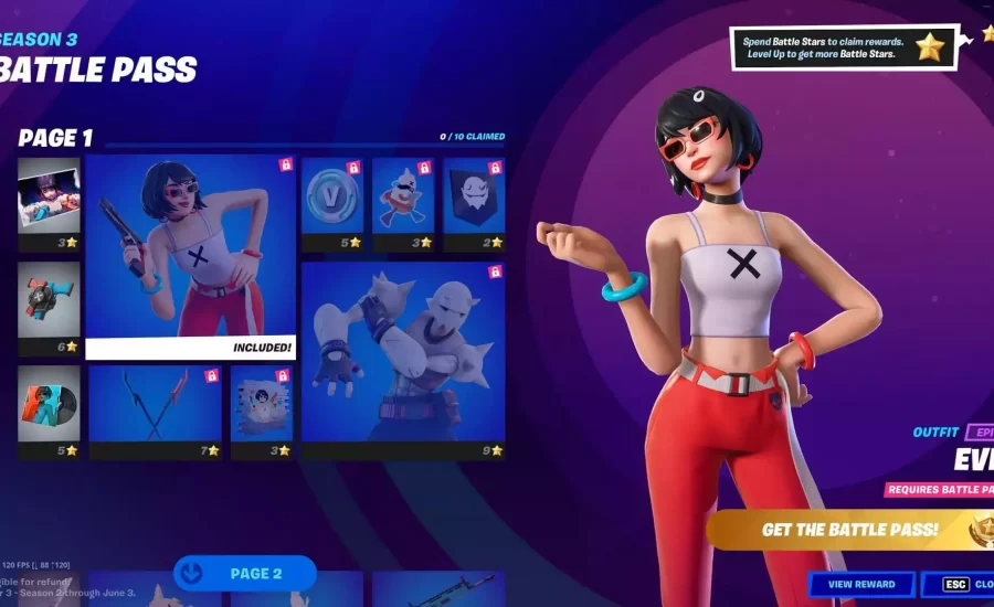 New Battle Pass for Season 3 - price, outfits, all levels