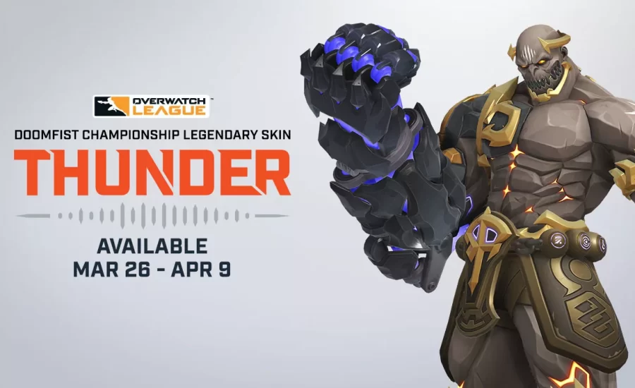 Only today on Overwatch The Thunder Doomfist Skin