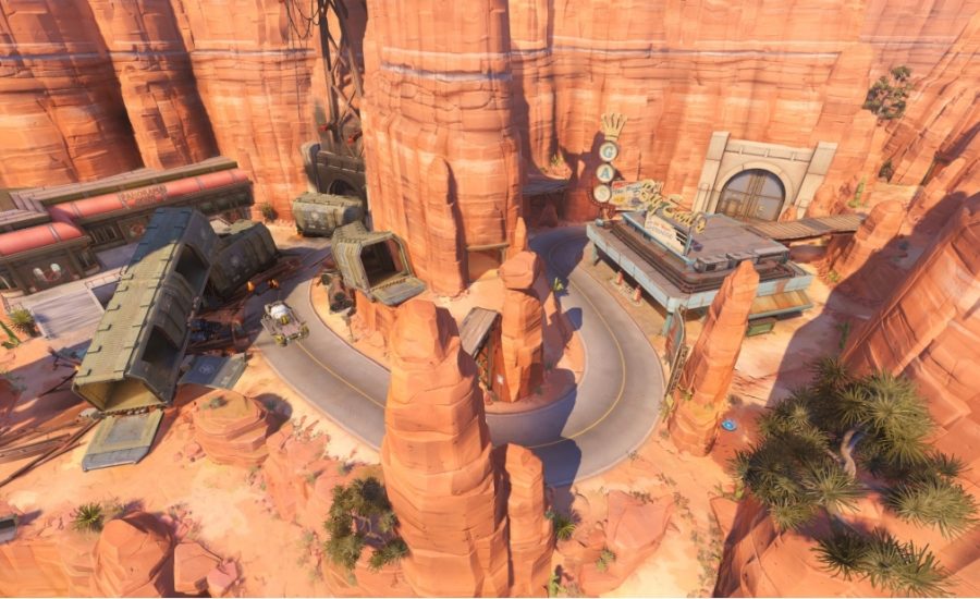 Overwatch: Route 66 Map Guide - All important positions of the map