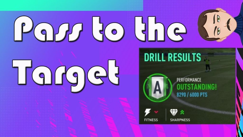 PASS TO THE TARGET - FIFA 21 How to Get A Rating in Training