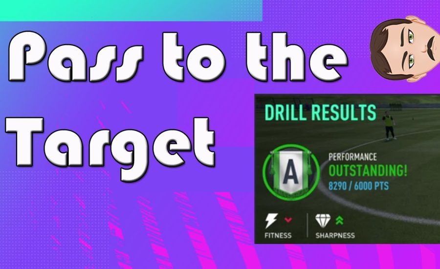PASS TO THE TARGET - FIFA 21 How to Get A Rating in Training