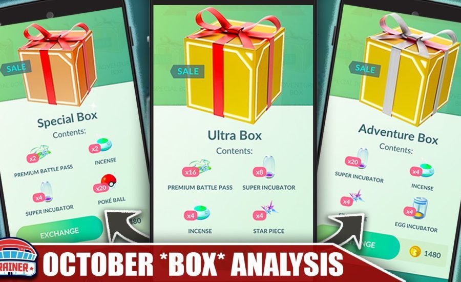 PoGO – Pokémon GO: Are Special Box, Super Box, Hyperbox worth it in early October?