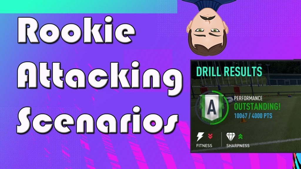 ROOKIE ATTACKING SCENARIOS - FIFA 21 How to Get an "A" Rating in Training