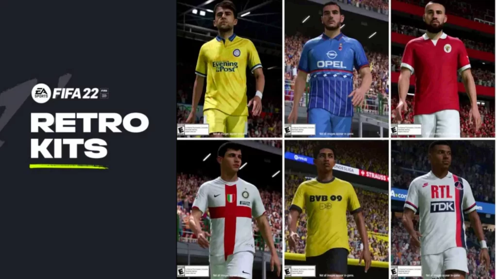 FIFA 22: New retro kits for FUT