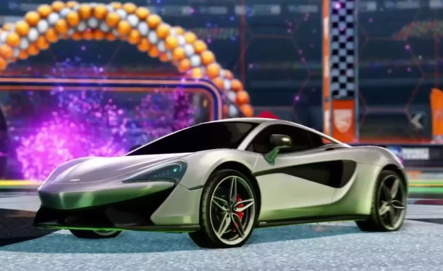 Rocket League McLaren 570S Hitbox, Items, Stickers & Details