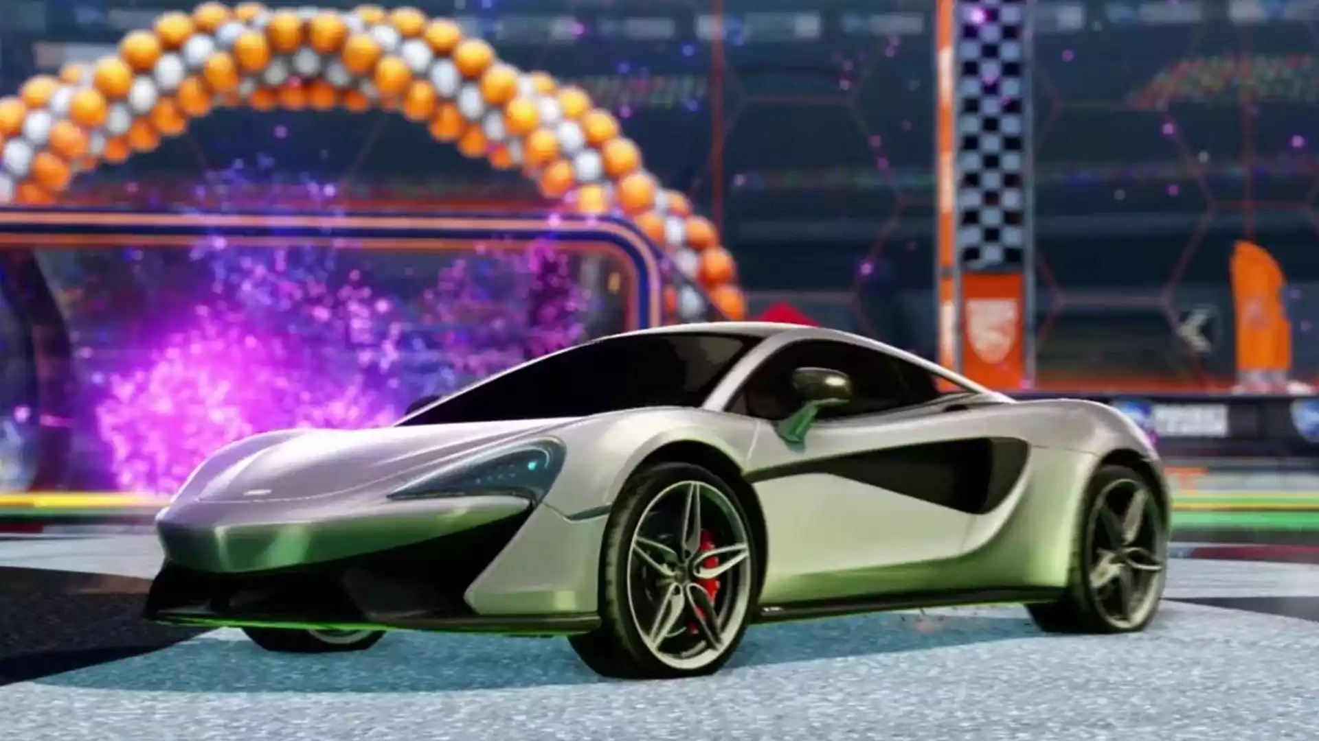 Rocket League McLaren 570S Hitbox, Items, Stickers & Details