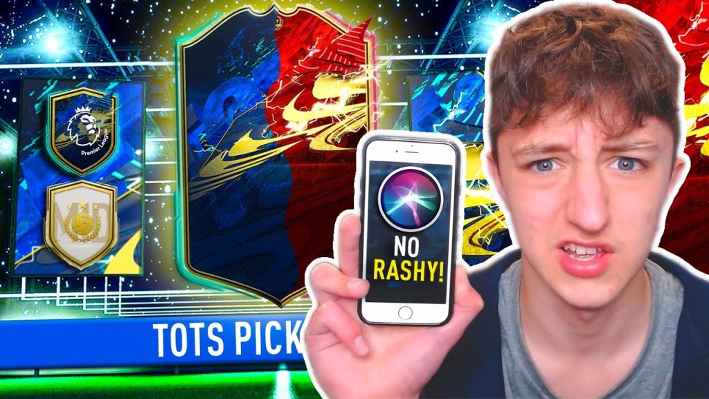 SIRI decides my RED PLAYER PICKS during PREMIER LEAGUE TOTS!!! | FIFA 21 FUT CHAMPIONS REWARDS