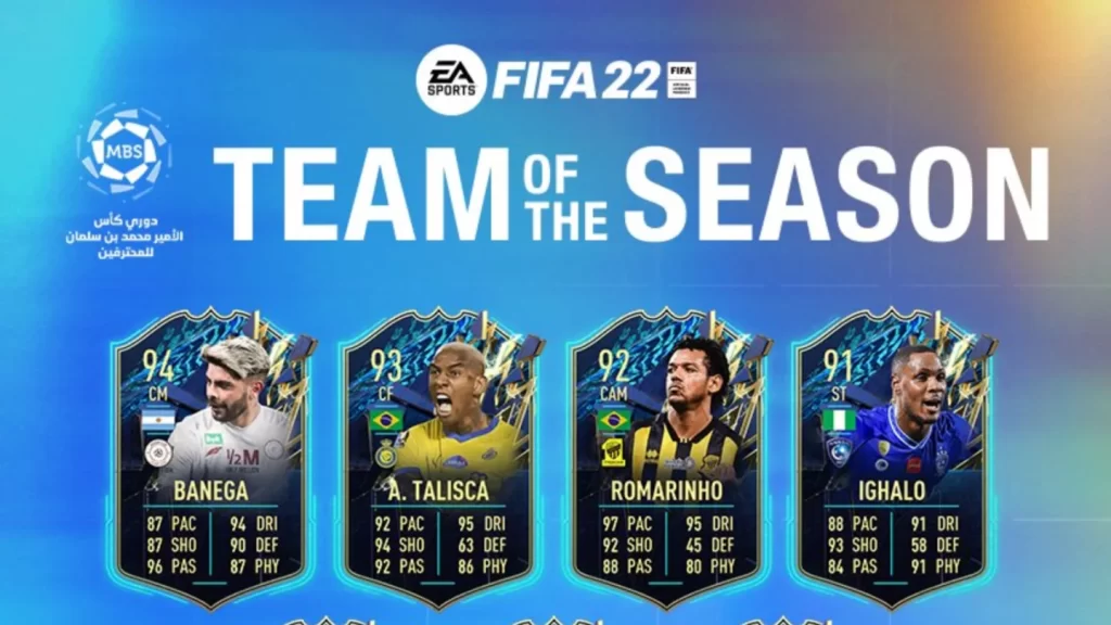 FIFA 22 SPL TOTS bringt Talisca, Banega & Ighalo nach FUT