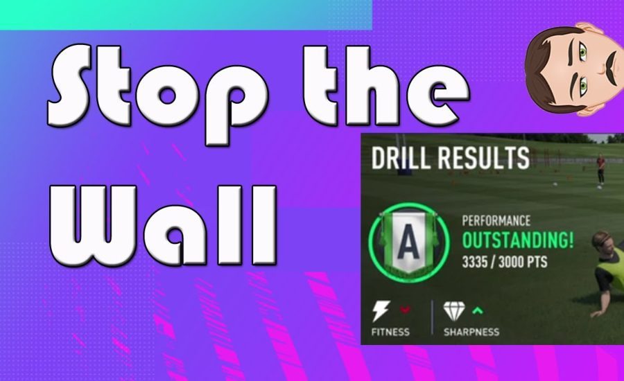 STOP THE WALL - FIFA 21 How to Get an A Rating in Training