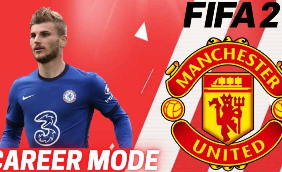 Signing Timo Werner?!?! FIFA 21 MANCHESTER UNITED CAREER MODE #1