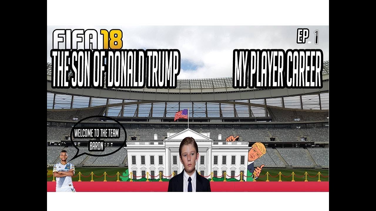 THE SON OF DONALD TRUMP MY PLAYER | EPIC DEBUT GOAL!! | EP. 1 (FIFA 18)