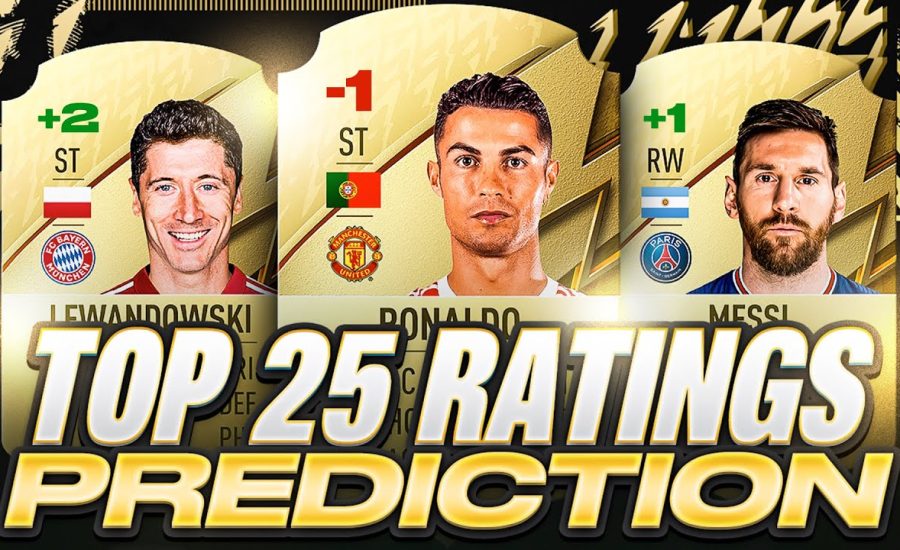 TOP 25 HIGHEST RATED PLAYERS IN FIFA 22! CONFIRMED & PREDICTED RATINGS! #FIFA22 ULTIMATE TEAM