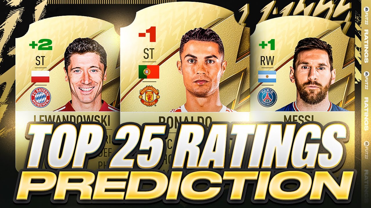 TOP 25 HIGHEST RATED PLAYERS IN FIFA 22! CONFIRMED & PREDICTED RATINGS! #FIFA22 ULTIMATE TEAM