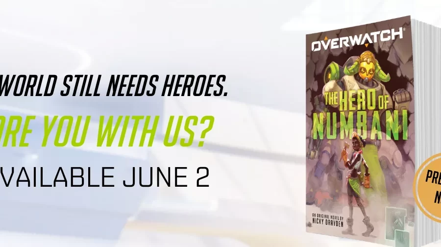 The Hero of Numbani The first Overwatch book will be released on June 2.