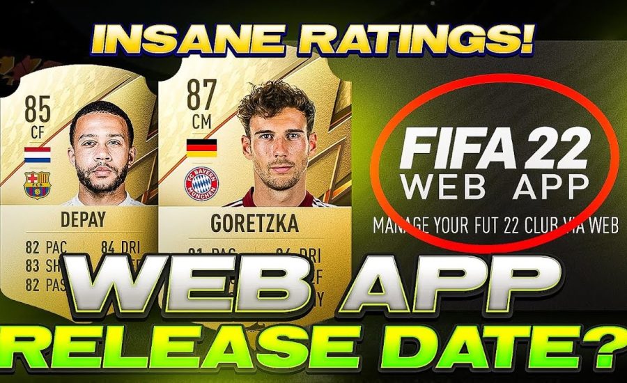 WEB APP RELEASE DATE? INSANE PLAYER RATINGS LEAKED? FIFA 22 Ultimate Team