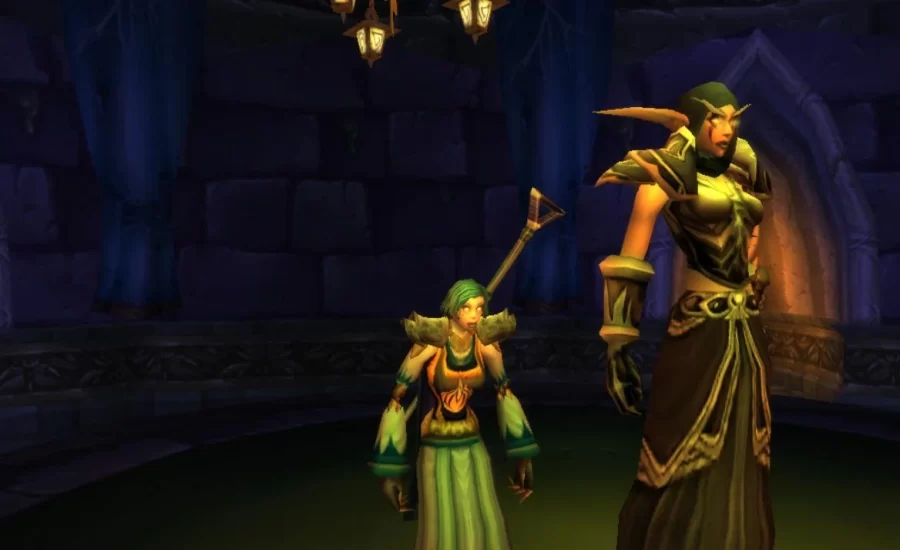 WoW Classic: Sylvanas Windrunner when she was a pretty night elf