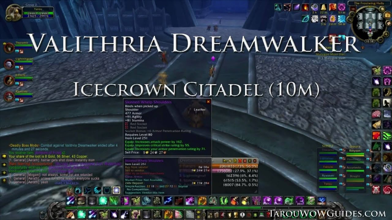 WoW Guide: Icecrown Citadel - Valithria Dreamwalker 10 players