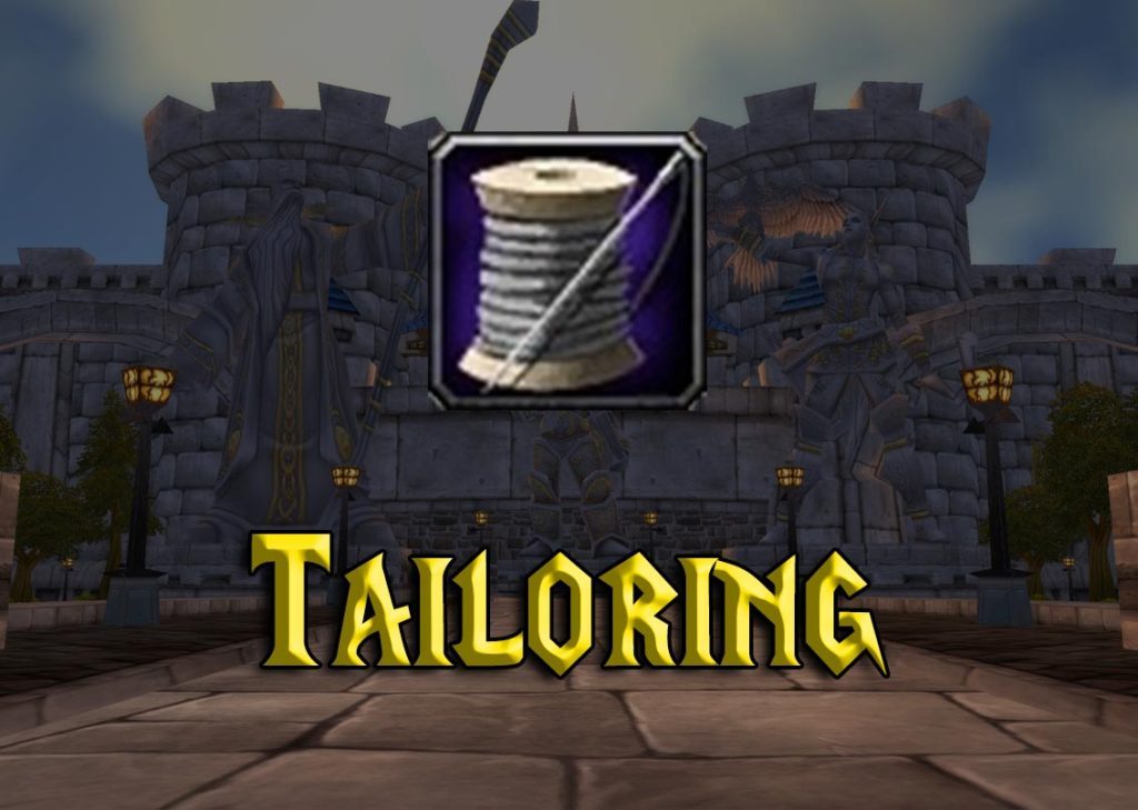 WoW Guide: Tailoring from 1 to 525 - Skill Tips with Recipe List for Tailoring