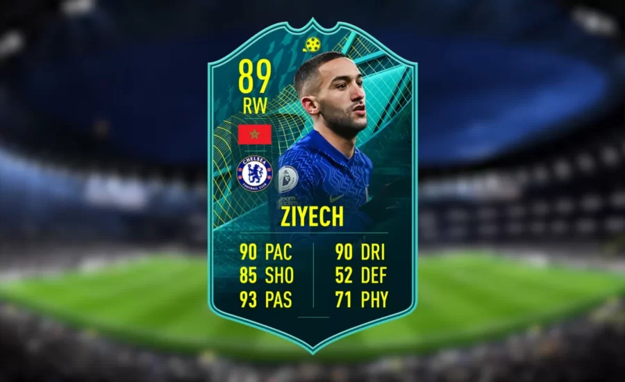Ziyech Player Moments SBC in FIFA 22 - Cheapest Solution & Rewards