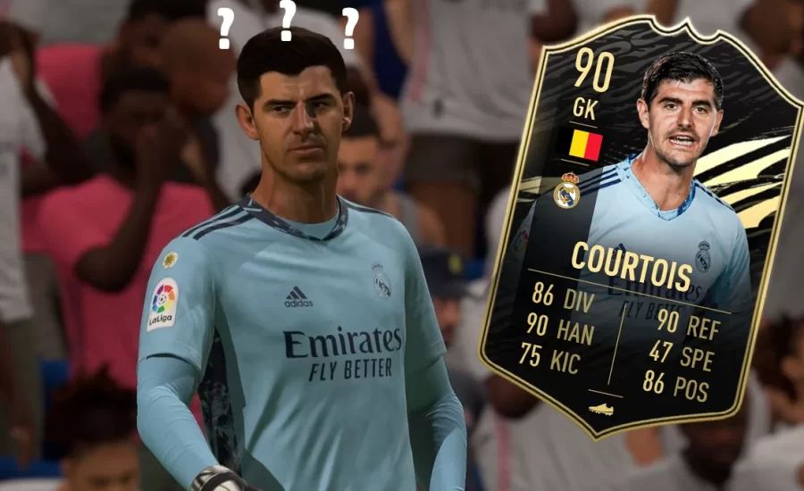 FIFA 21: Real keeper Thibaut Courtois does not like his 99 card