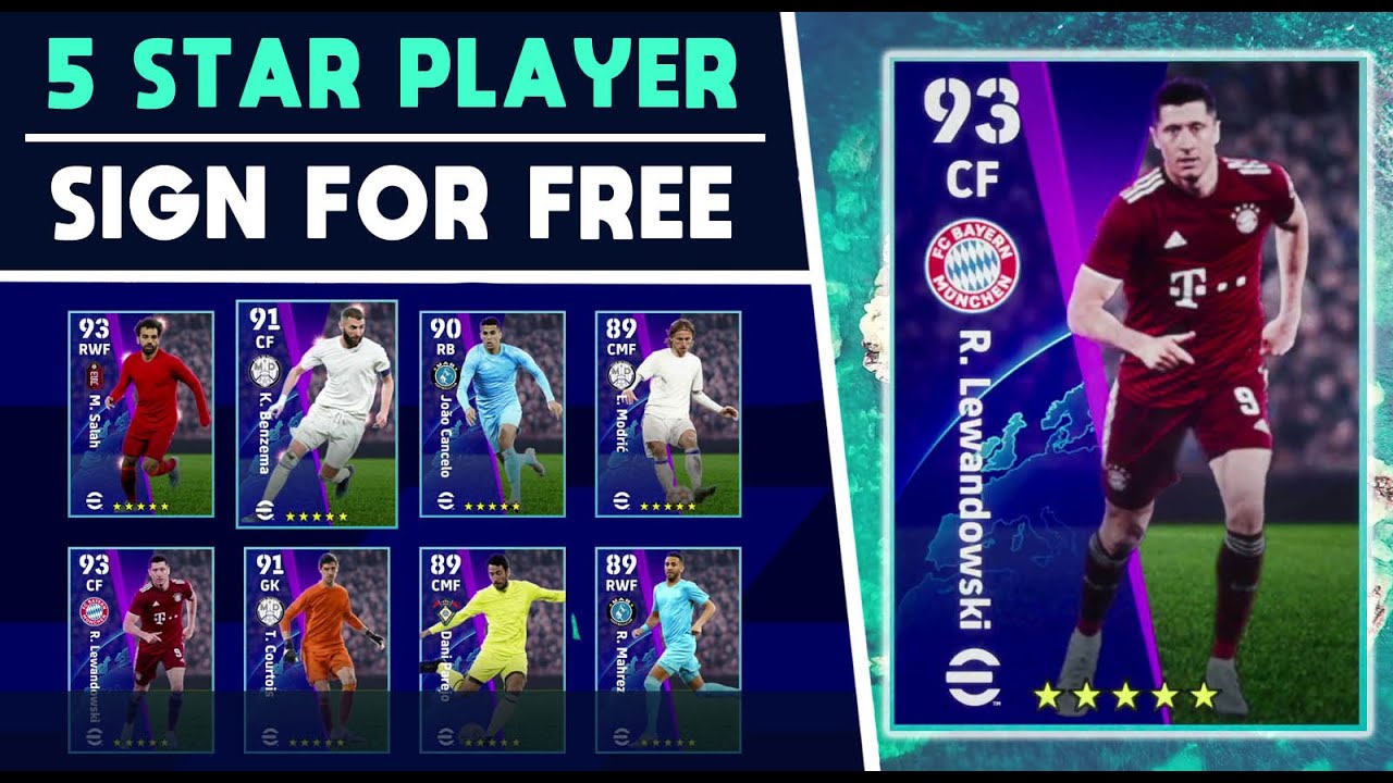 eFootball 2022 | 100% FREE - Sign a 5 STAR PLAYER - Dream Team