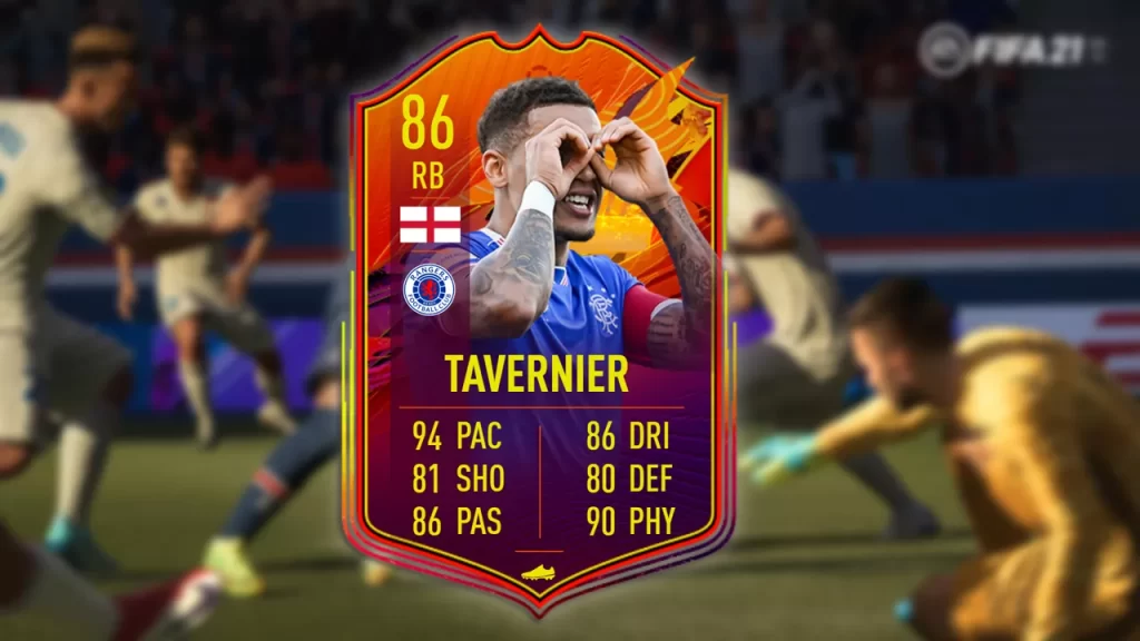 FIFA 21 FUT Headliners James Tavernier SBC Solution