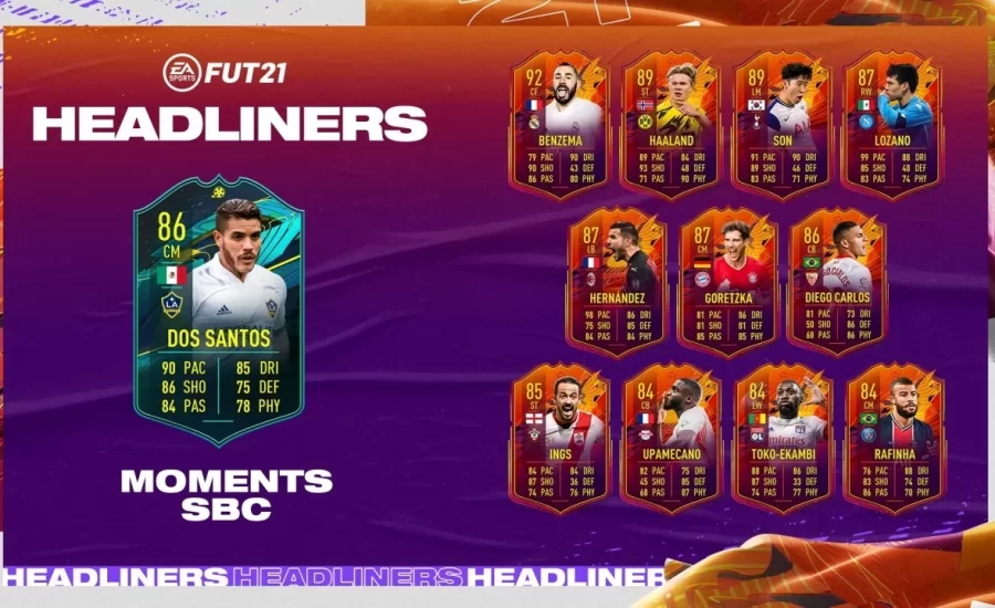 FIFA 21 Player Moments Jonathan dos Santos SBC Solution