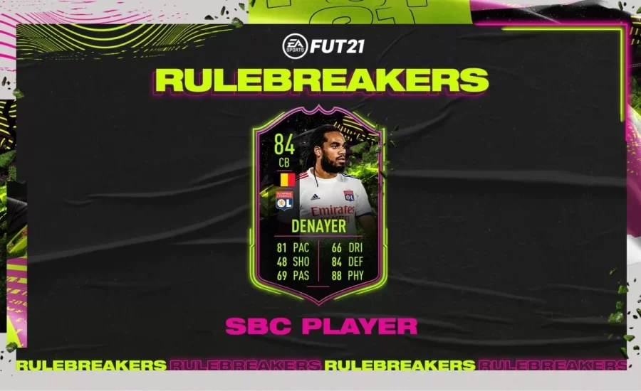 FIFA 21 Rulebreakers Jason Denayer SBC Solution