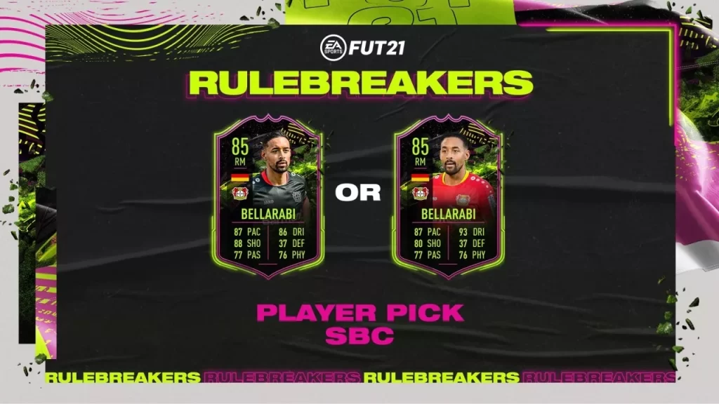 FIFA 21 Rulebreakers Karim Bellarabi SBC Solution