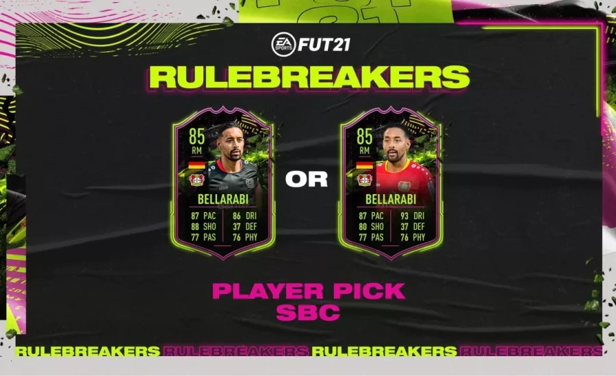 FIFA 21 Rulebreakers Karim Bellarabi SBC Solution