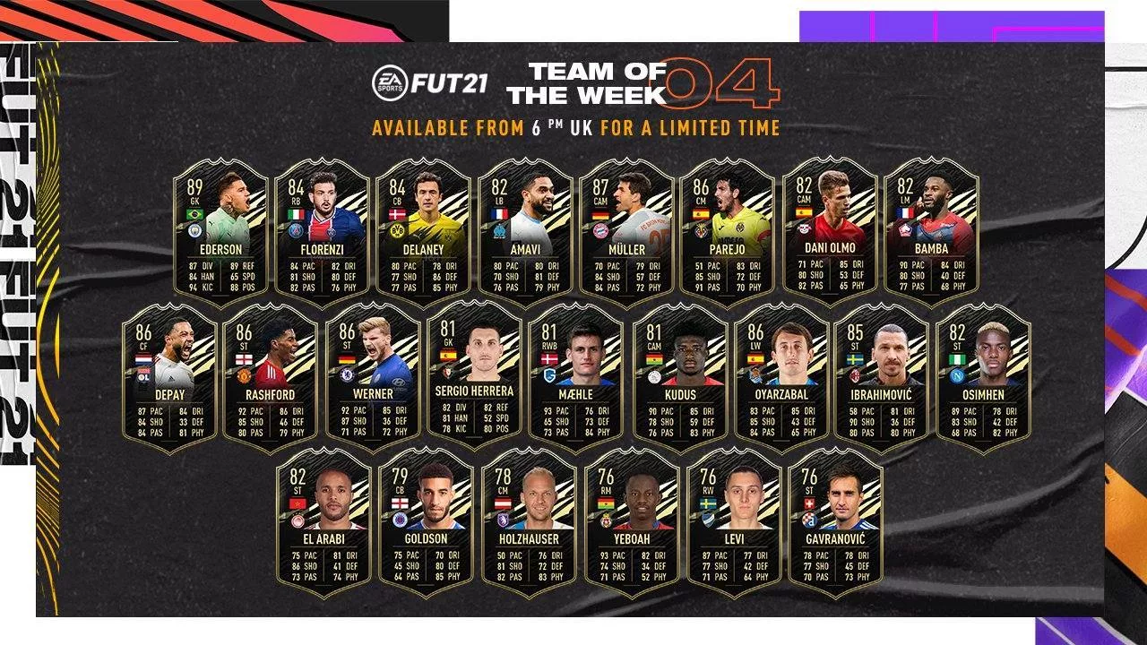 FIFA 21 Ultimate Team: TOTW 4 with Werner & Müller