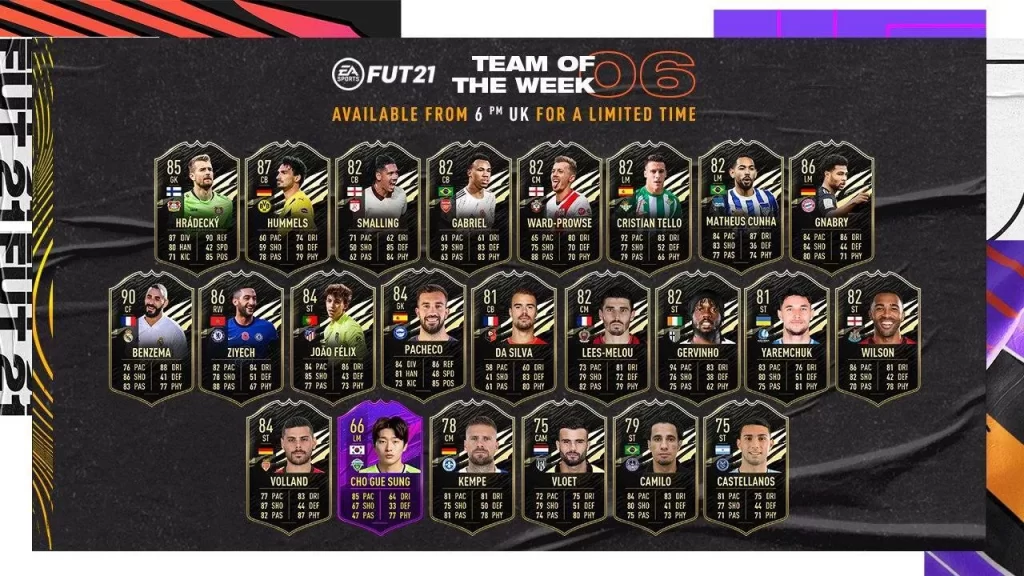 FIFA 21 Ultimate Team TOTW 6 is here