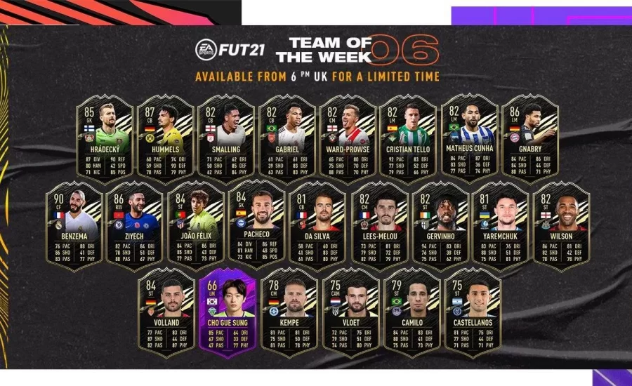 FIFA 21 Ultimate Team TOTW 6 is here