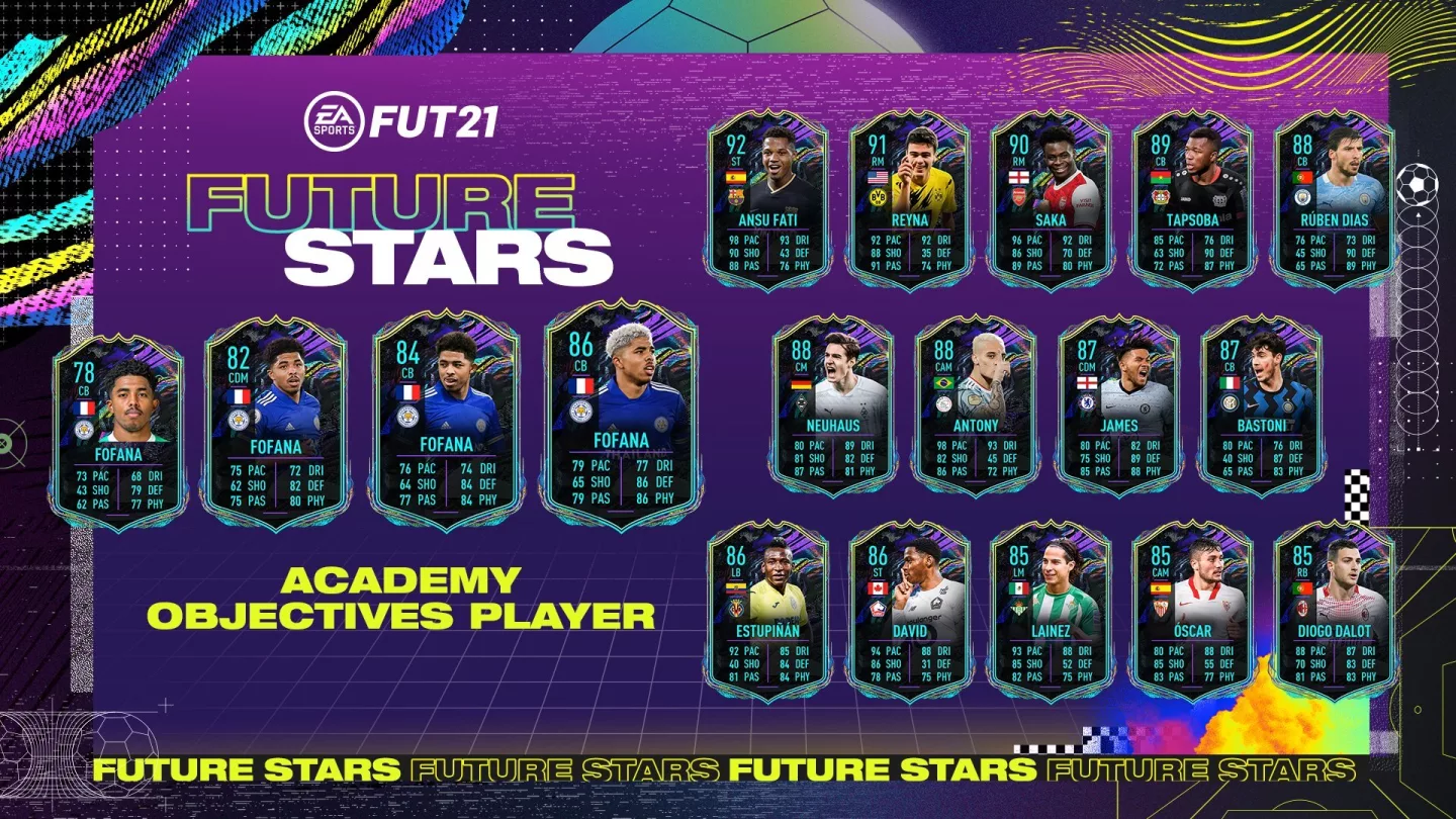 FIFA 21 Wesley Fofana FUT Future Stars Academy Guide