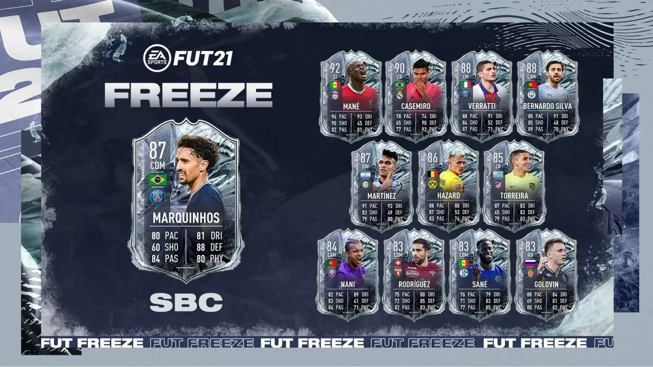 FIFA 21 Ultimate Team: Freeze Marquinhos SBC Solution