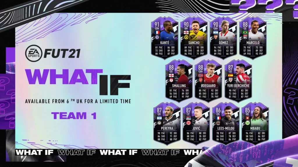 FIFA 21 FUT What If Event: All Players & Info