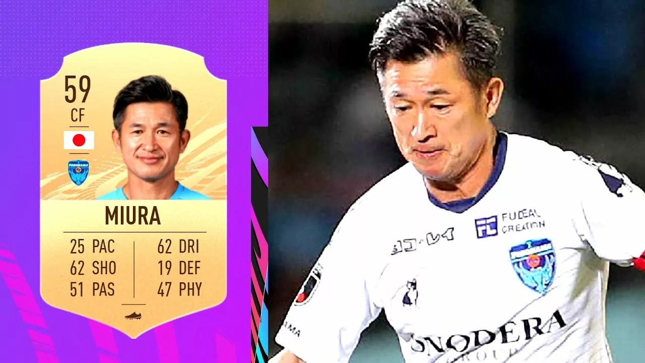 54-year-old footballer Miura Kazuyoshi playable in FIFA 22