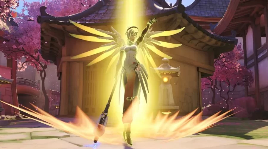 Boom! The Overwatch Dragoon skin for Mercy is coming