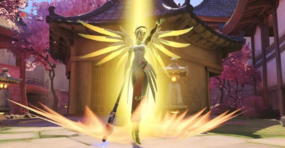 Boom! The Overwatch Dragoon skin for Mercy is coming