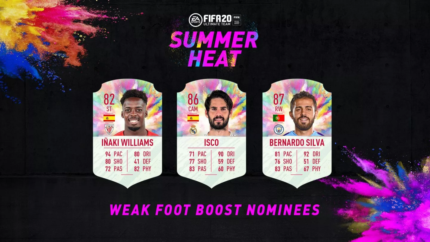 Weak Foot Boost im Neuen FIFA 20 Summer Heat Voting