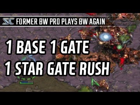 1 Base 1 Gate 1 Starg gate rush in Protoss vs Zerg l StarCraft: Brood War l Crank