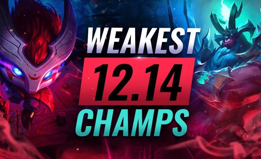 10 WORST CHAMPS To Avoid on Patch 12.14 (Predictions) - League of Legends