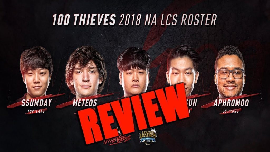 100 THIEVES line-up review: League of Legends (NA LCS 2018)