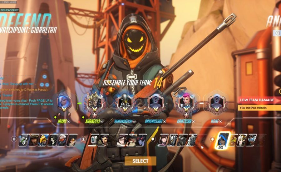 [11/11/16|5] Overwatch: Ana, Mercy, Lucio (Watchpoint Gibraltar) [with Xhanes13]