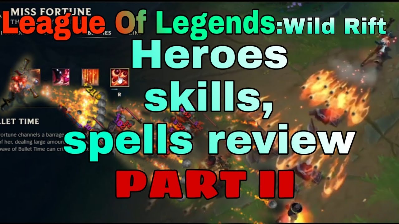 LEAGUE OF LEGENDS:Wild Rift Hero Skills And Spells OVERVIEW | Pro tips Part 2, Game 2020